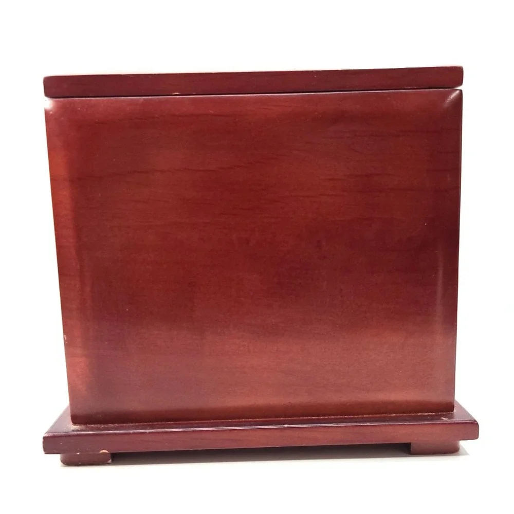 Vintage Small Wooden‎ Jewelry Chest of 3 Drawers